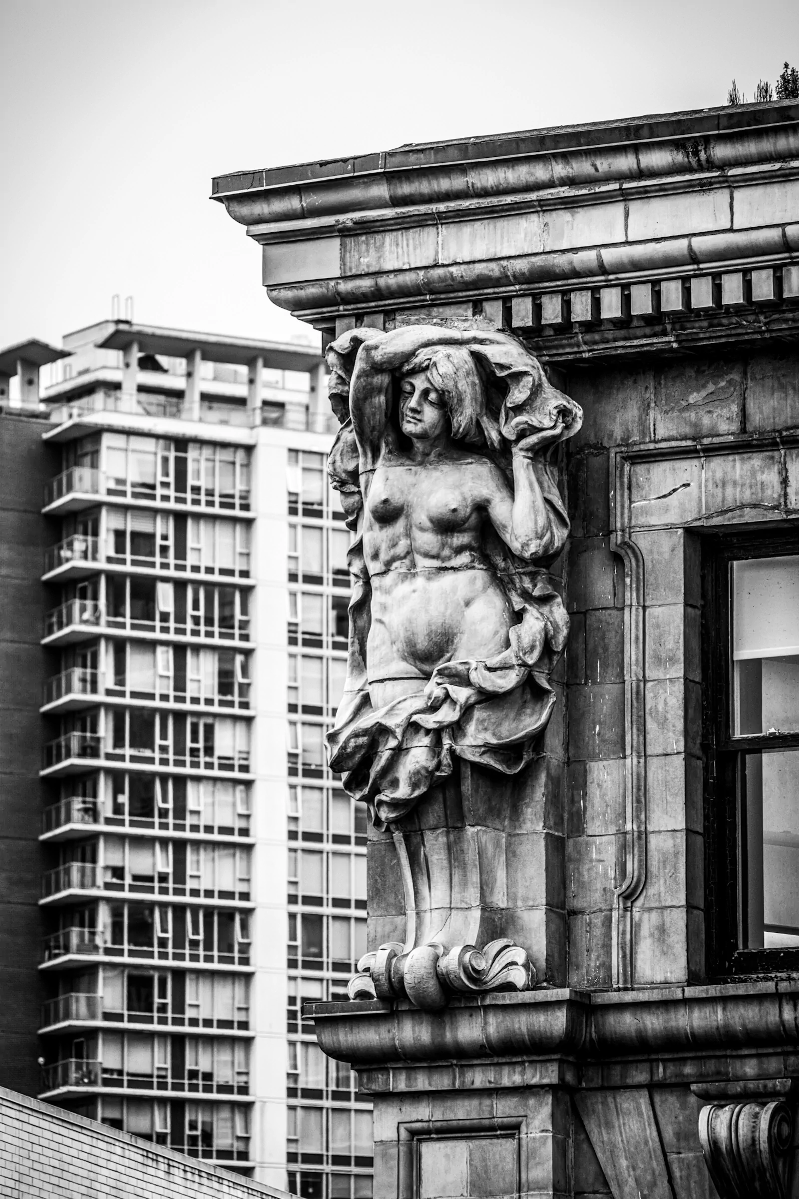 Sun Tower Caryatid by Charles Marega, One of the Nine Maidens