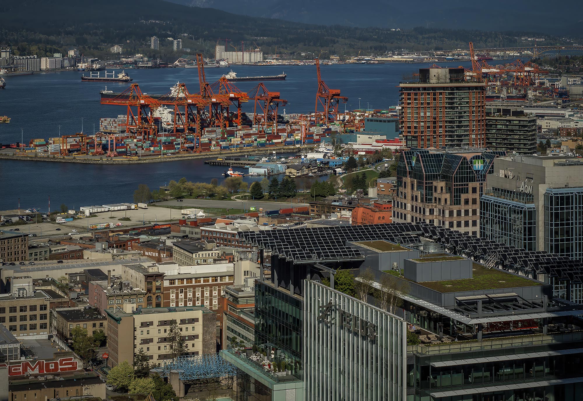 Port of Vancouver from Telus Garden