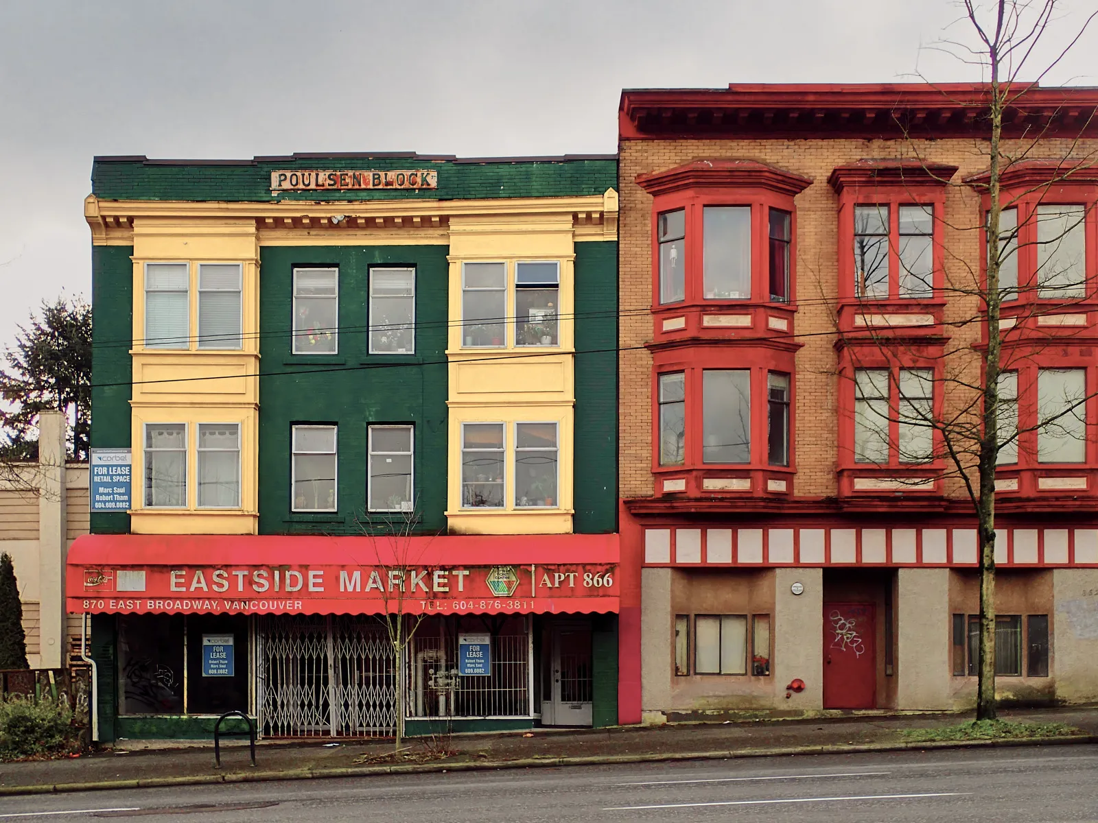 Poulsen Block, 866–870 East Broadway