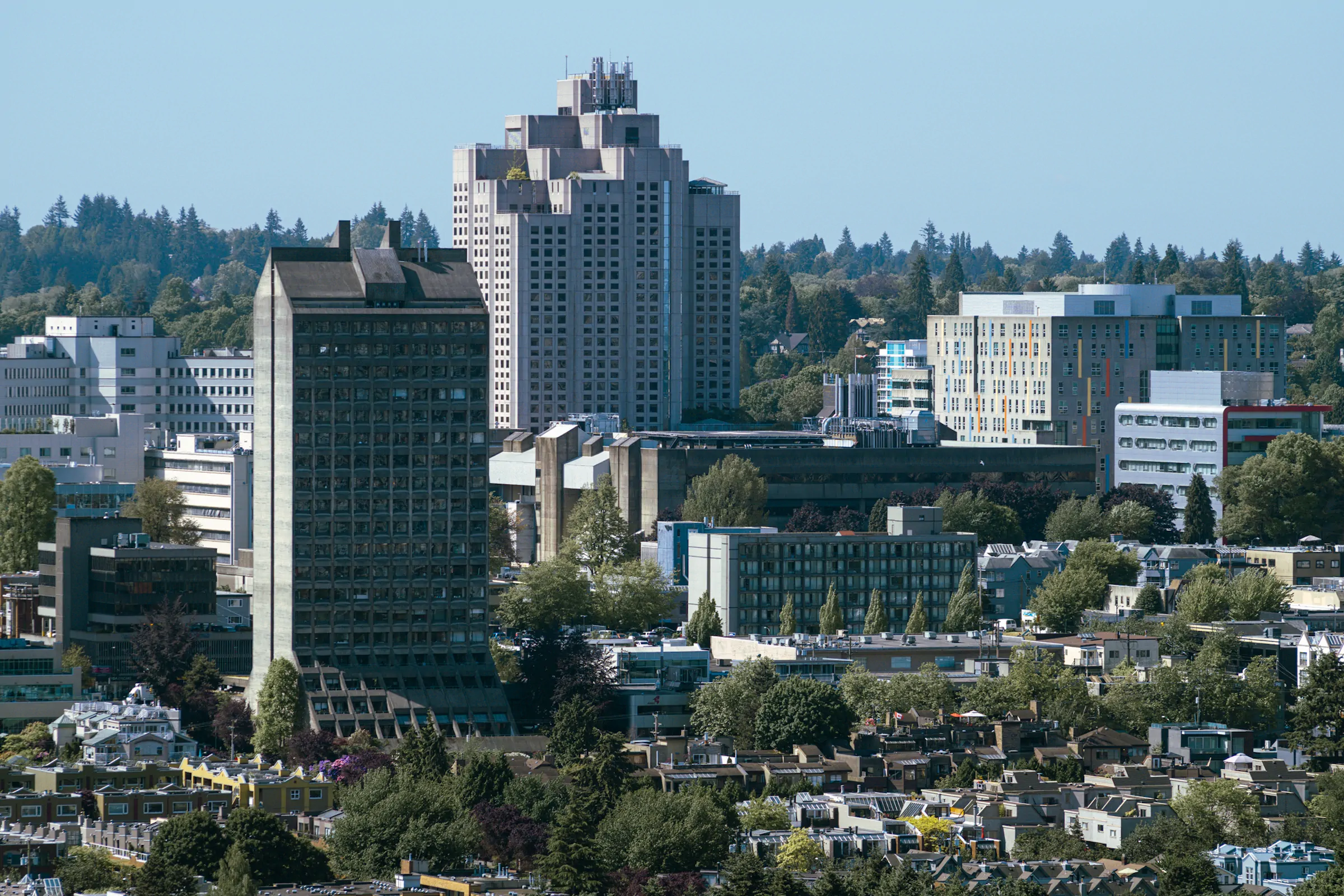 Vancouver General Hospital and the Broadway Medical Skyline, Fairview