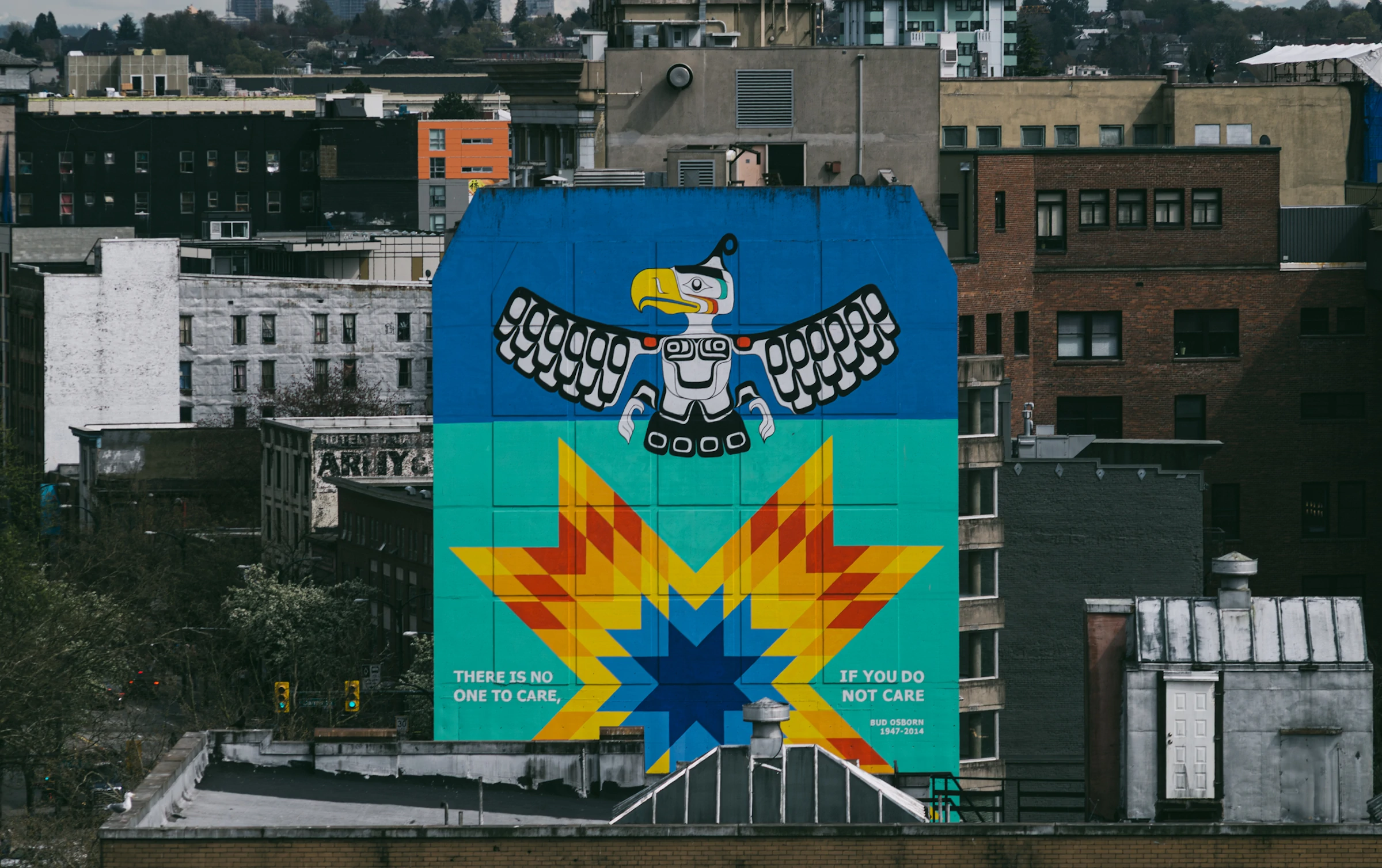 The Healing Quilt Mural at 20 West Hastings, Vancouver