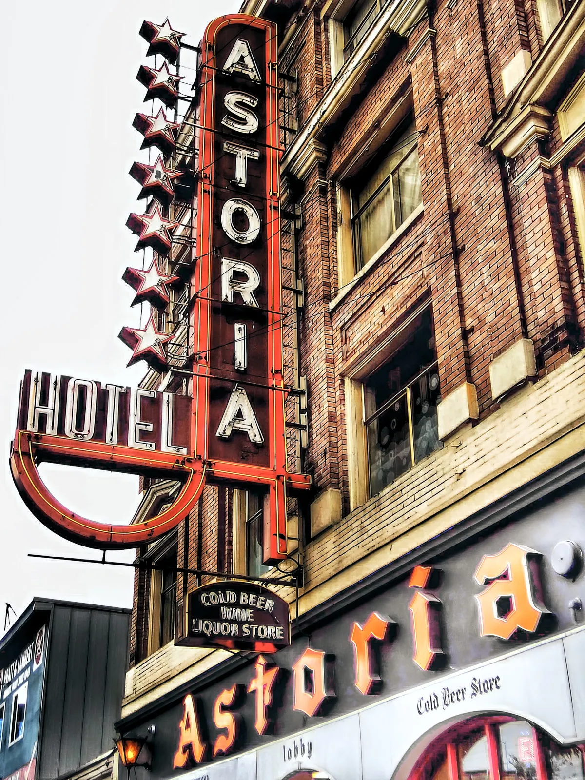 Astoria Hotel Sign